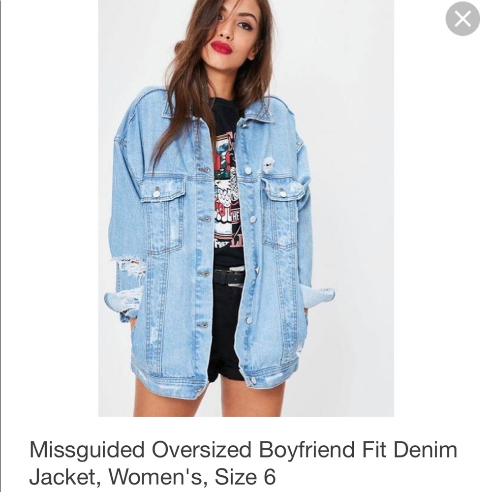 MissGuided Oversized Denim Jacket